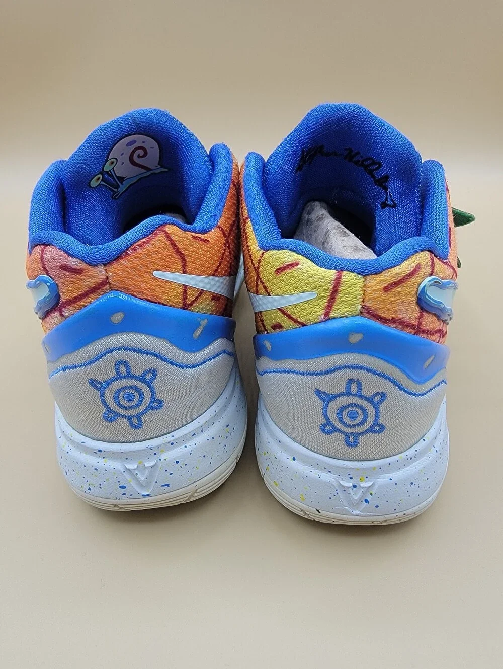 Spongebob Squarepants X Nike Kyrie 5 Pineapple Little Kids Shoes Size 12C Orange